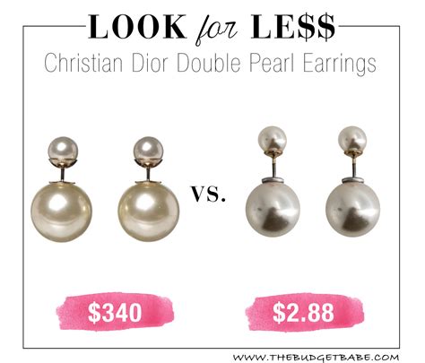 christian dior earrings dupe|genuine christian dior earrings.